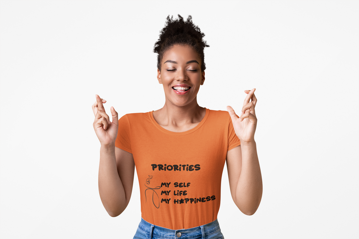 Priorities Women's Cotton Midweight Tee
