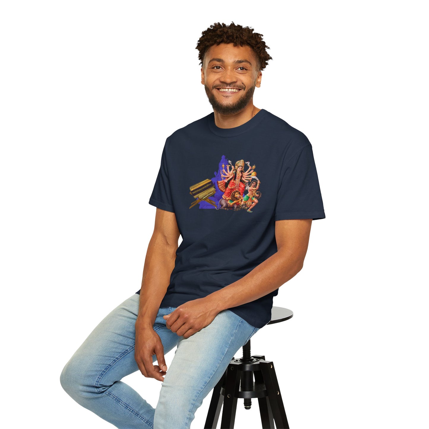 Hindutva : Mahishasura Mardini English T-Shirt