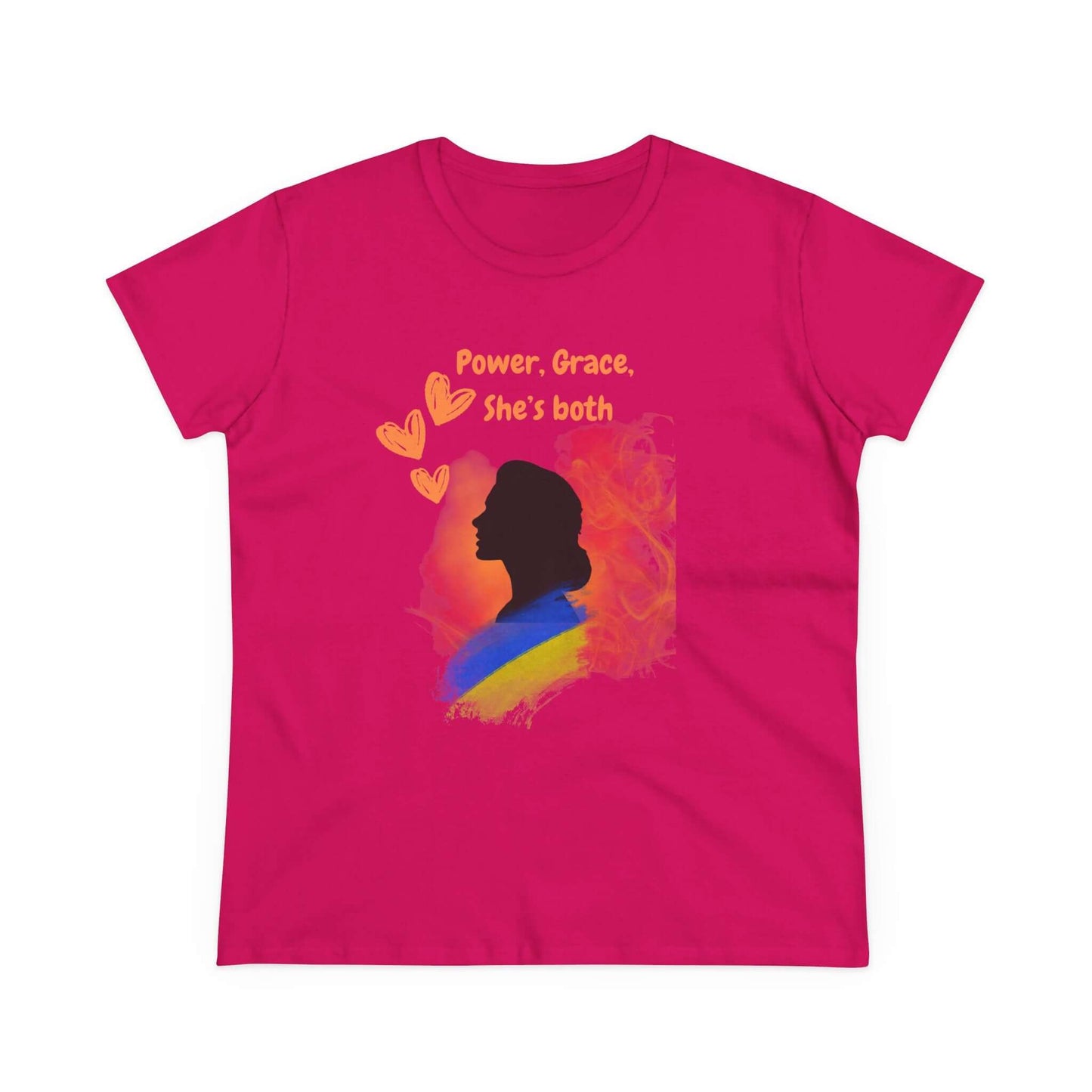 Empowering  Women's Power and Grace Midweight Cotton Tee