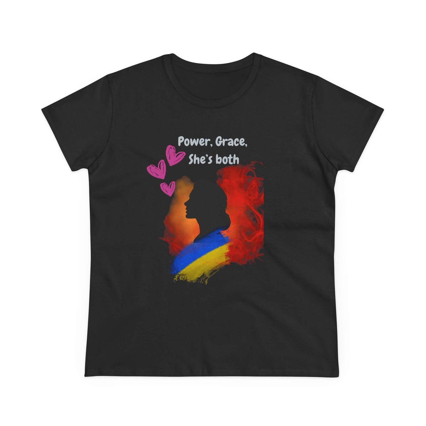 Empowering  Women's Power and Grace Midweight Cotton Tee
