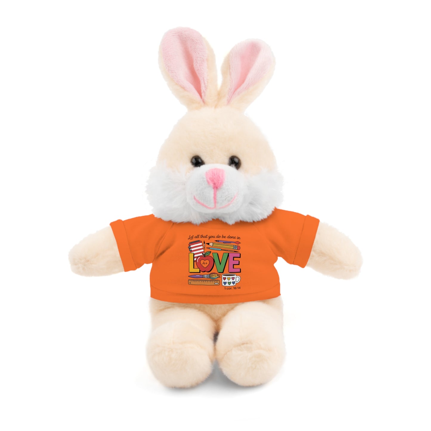 Green Teddy Bear with 'XOXO' Tee – Cute Stuffed Animal Gift