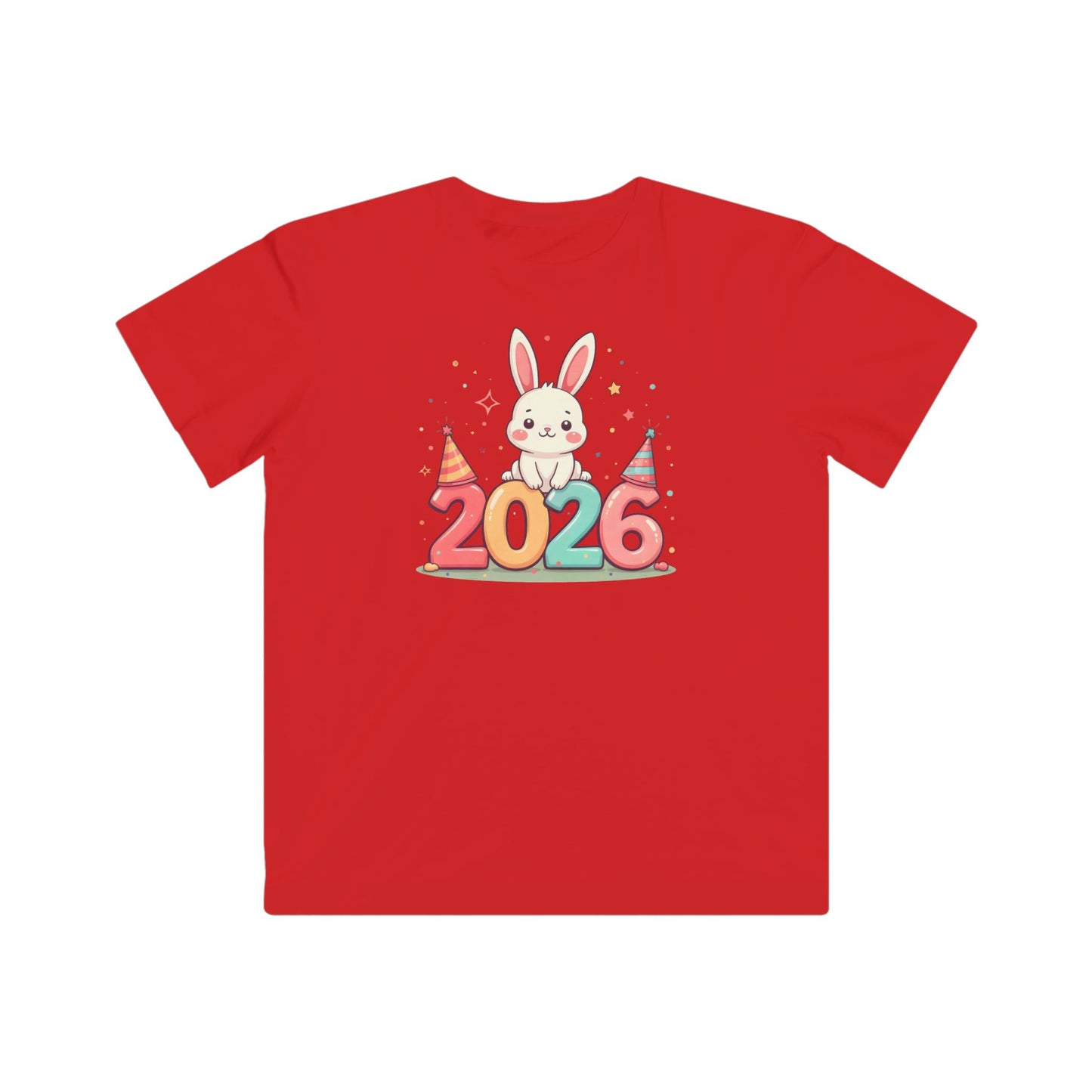 Kids Tee — 2026 Bunny New Year Party Shirt