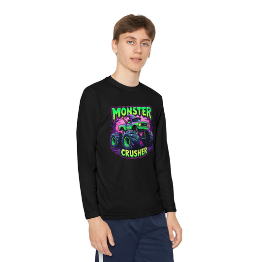 Monster Crusher Boy Long Sleeve Tee