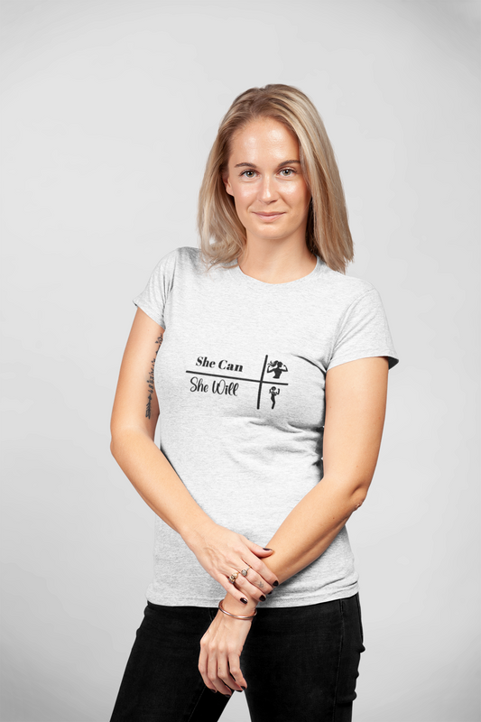 She Can She Will Women's Softstyle Tee