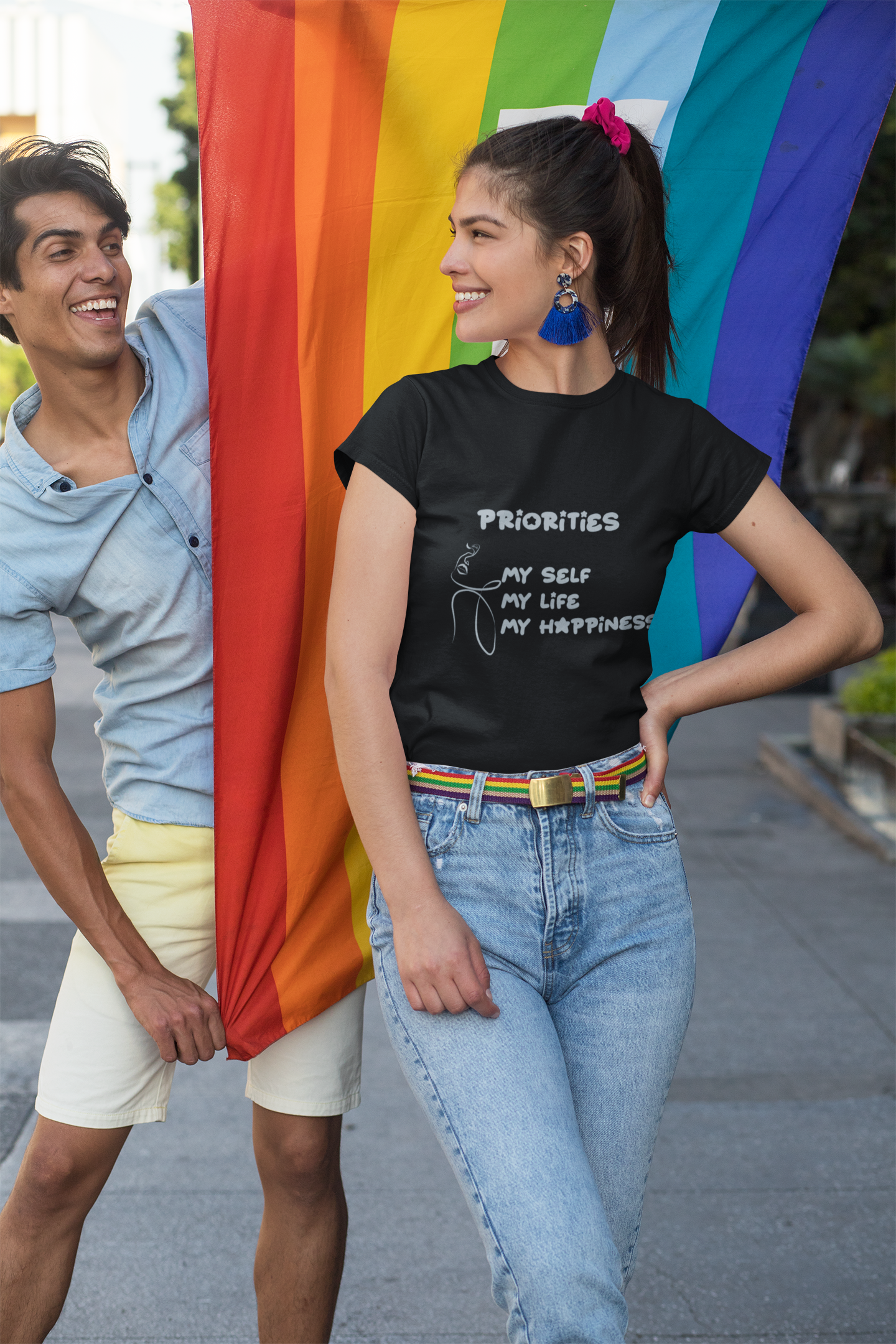 Priorities Women's Cotton Midweight Tee