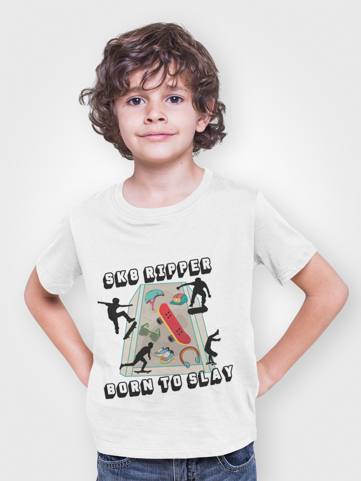 Kids Skateboard Tee