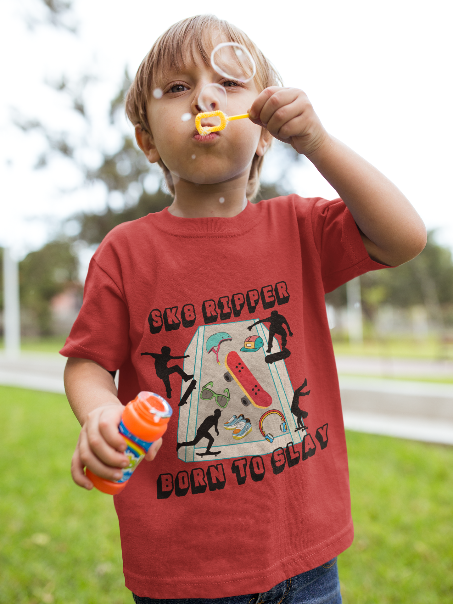 Kids Skateboard Tee