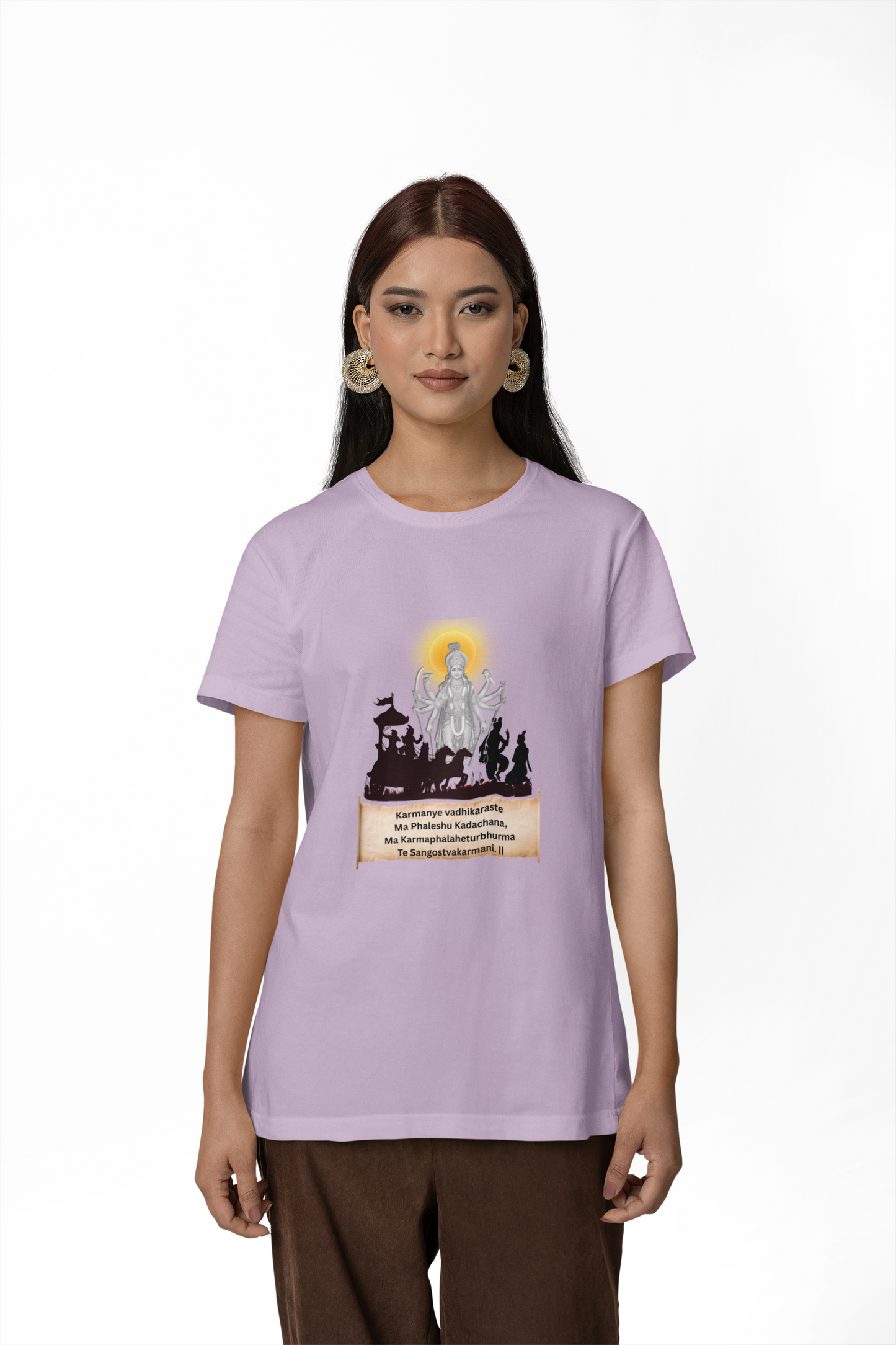 Hindutva : Bhagavad Gita Strand in English T-Shirt