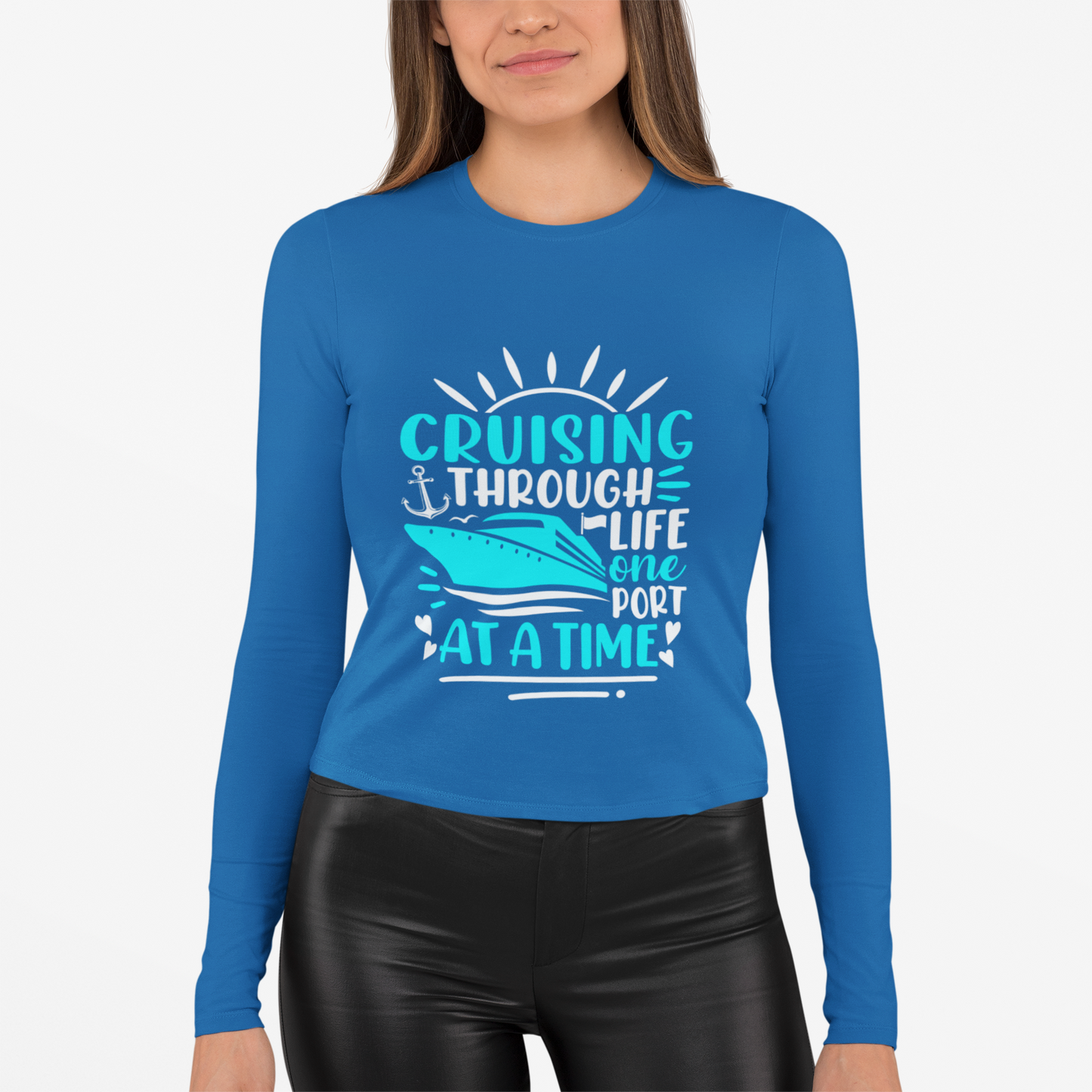 Cruising Through Life Long Sleeve Tee