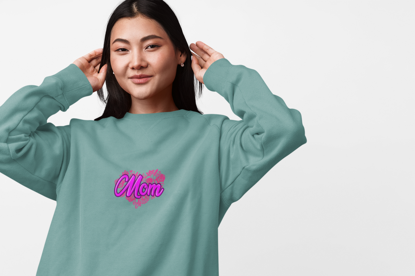 Mom Heart Sweatshirt