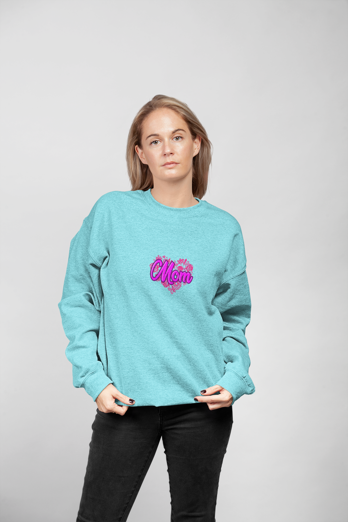 Mom Heart Sweatshirt