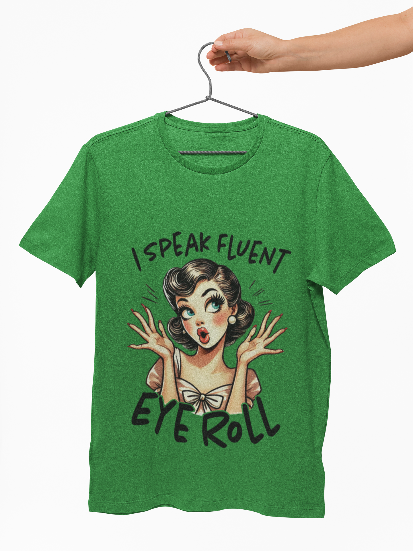 Fluent Eye Roll Graphic Tee for Women