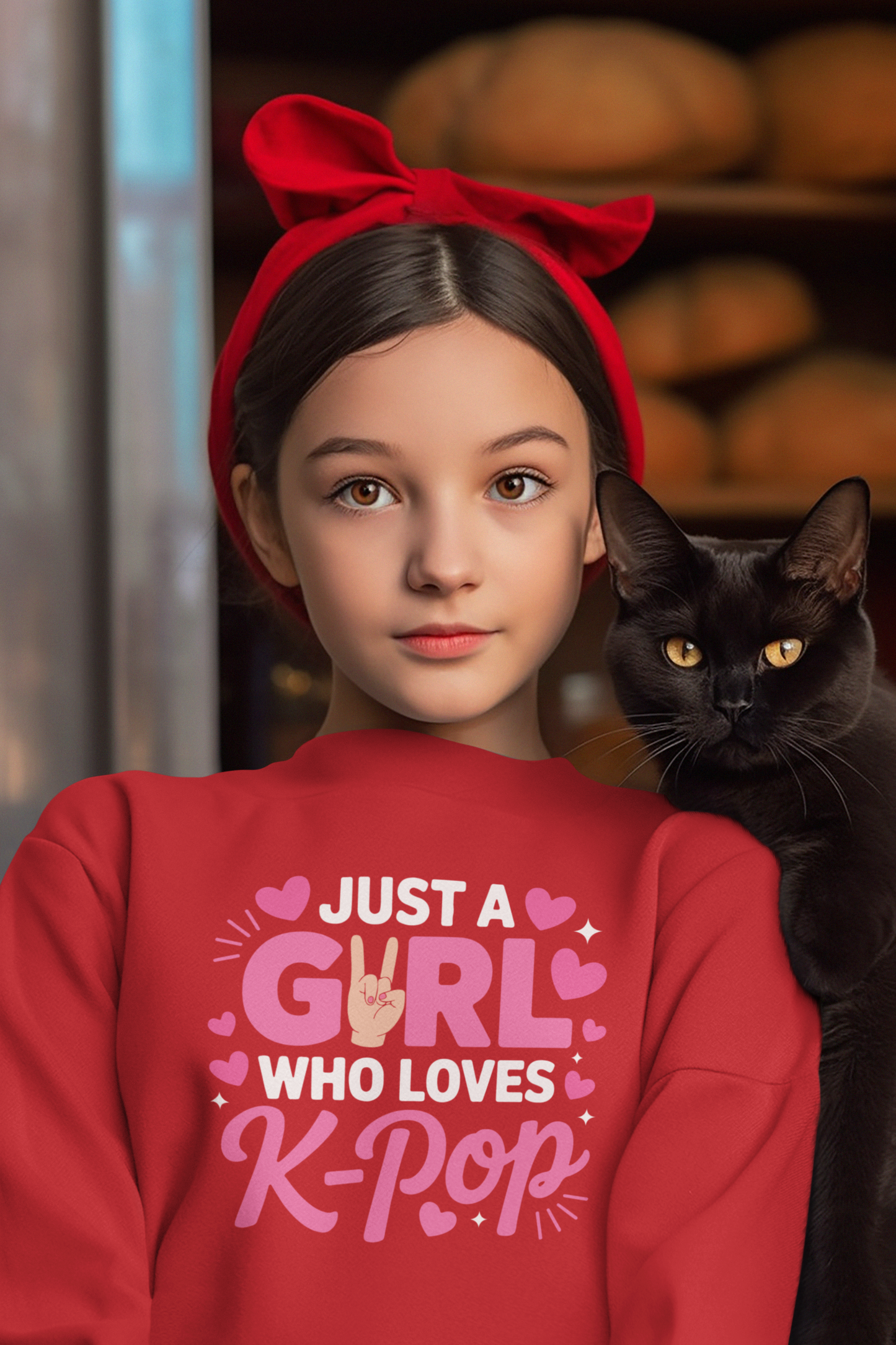 Loves K-Pop Girl Sweatshirt