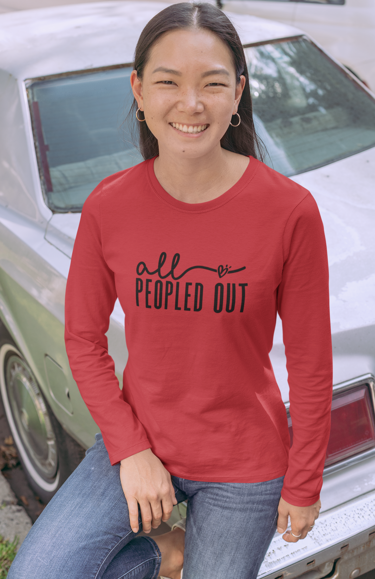 All Peopled Out Crewneck Sweatshirt