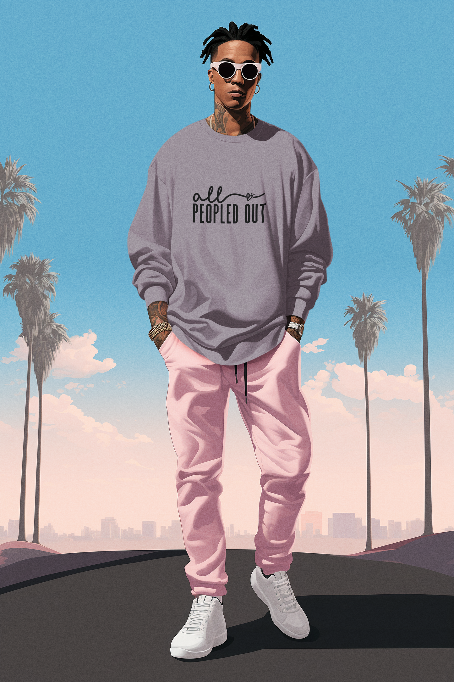 All Peopled Out Crewneck Sweatshirt