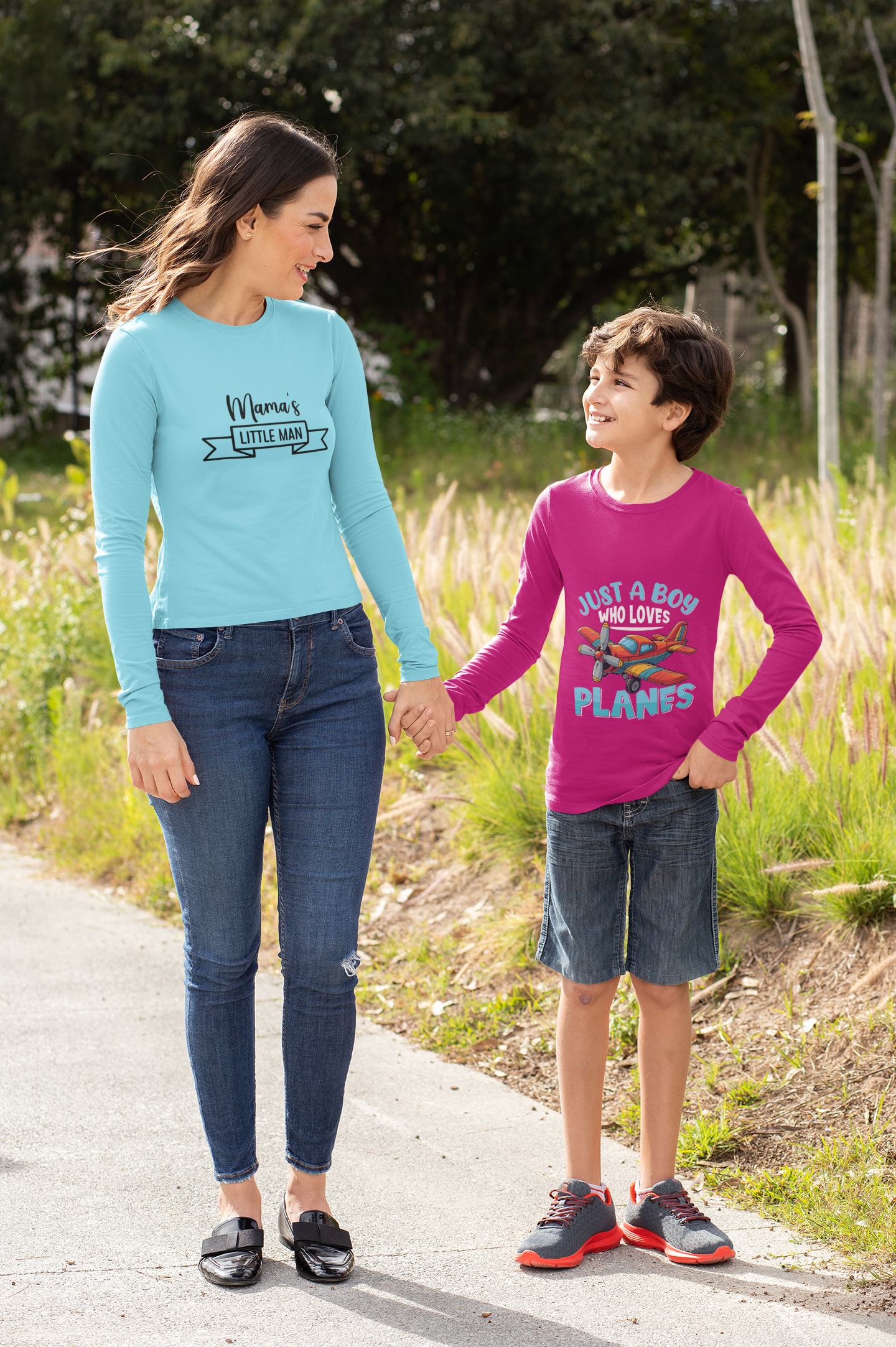 Just a Boy Who Loves Planes Long Sleeve Tee