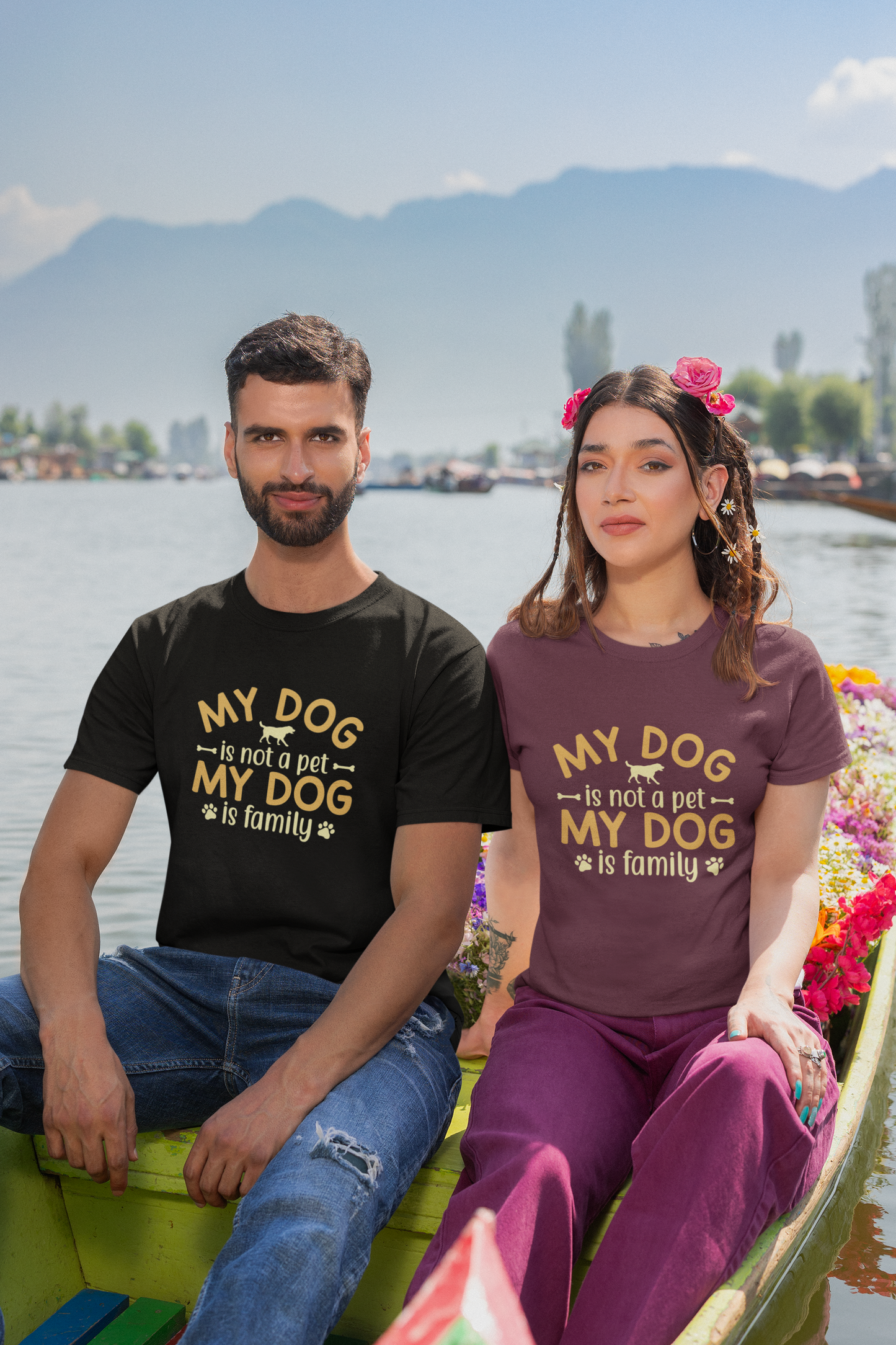 My Dog Is Family Heavy Cotton Tee