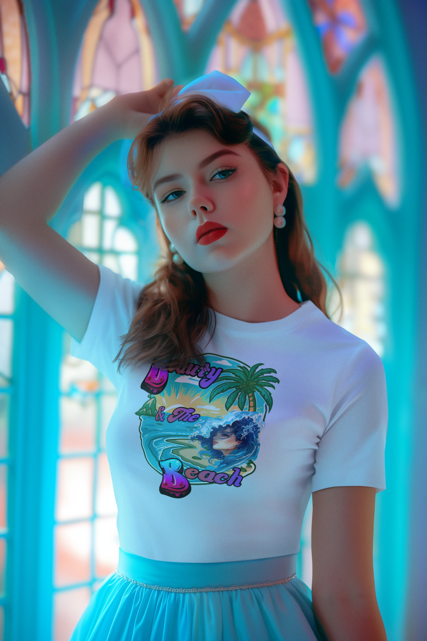 Beauty & The Beach Woman T-Shirt