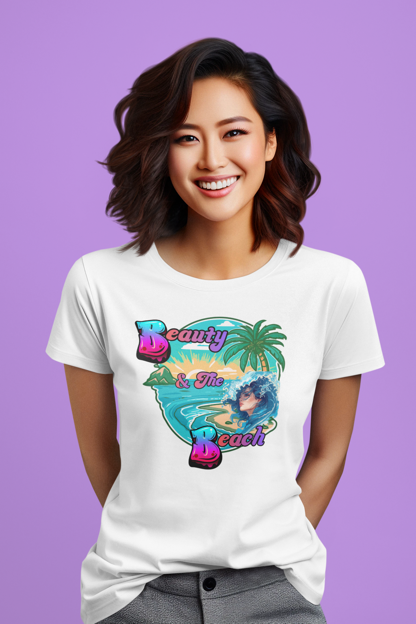 Beauty & The Beach Woman T-Shirt