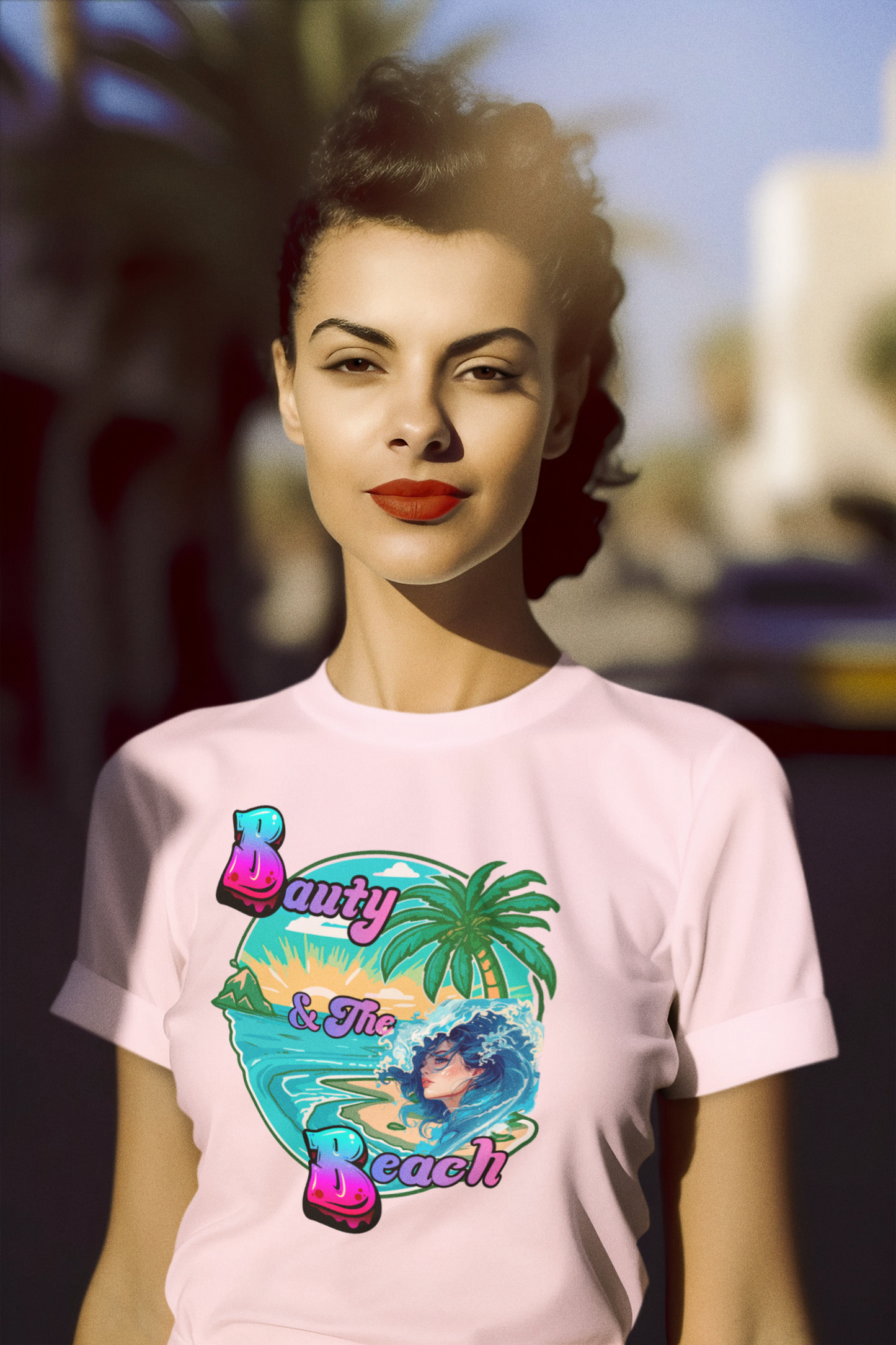 Beauty & The Beach Woman T-Shirt