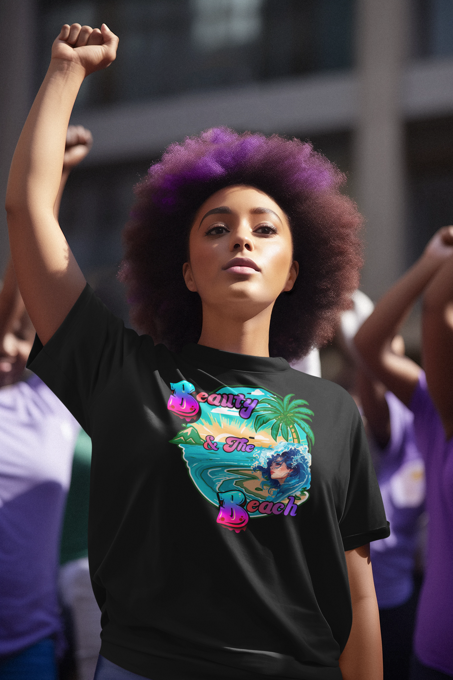 Beauty & The Beach Woman T-Shirt