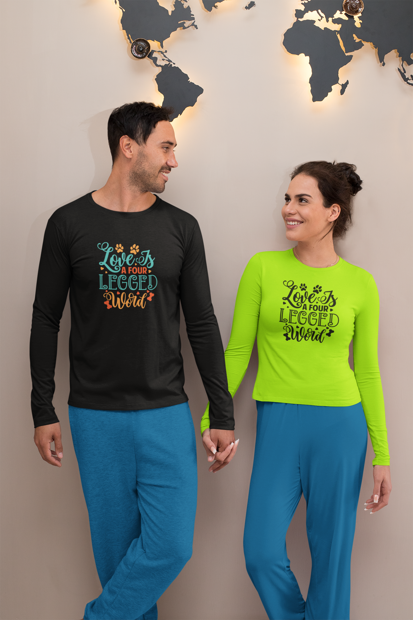 Love Is A Four-Legged World Long Sleeve Tee