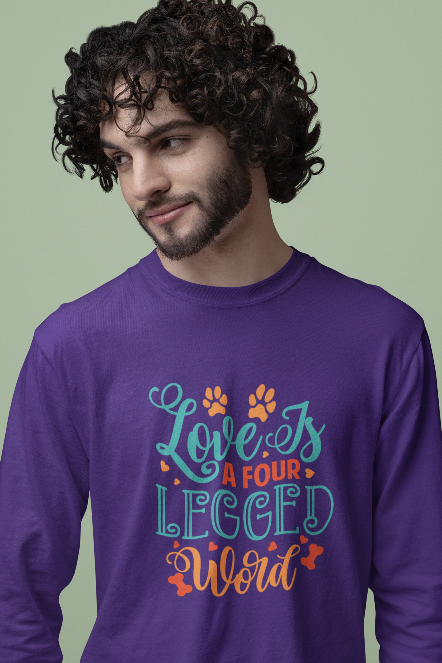 Love Is A Four-Legged World Long Sleeve Tee