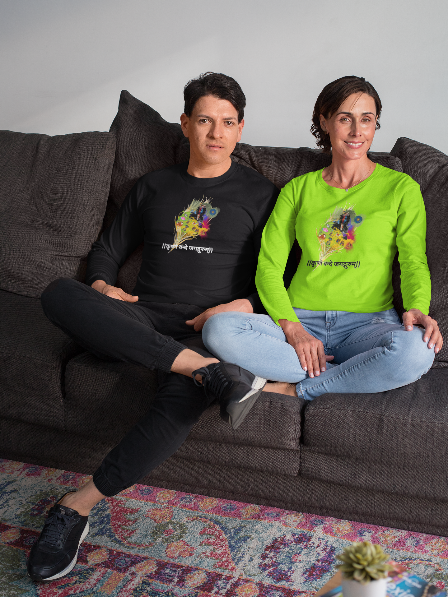 Sri Krishna Long Sleeve Tee