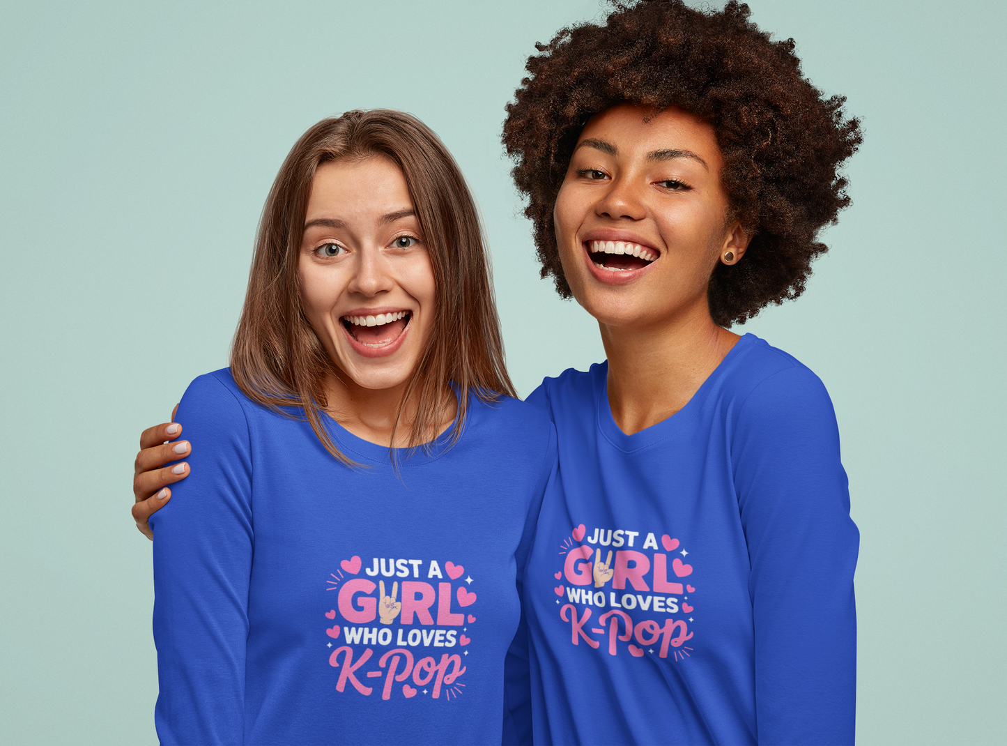 Just A Girl Who Loves K-Pop Long Sleeve Tee