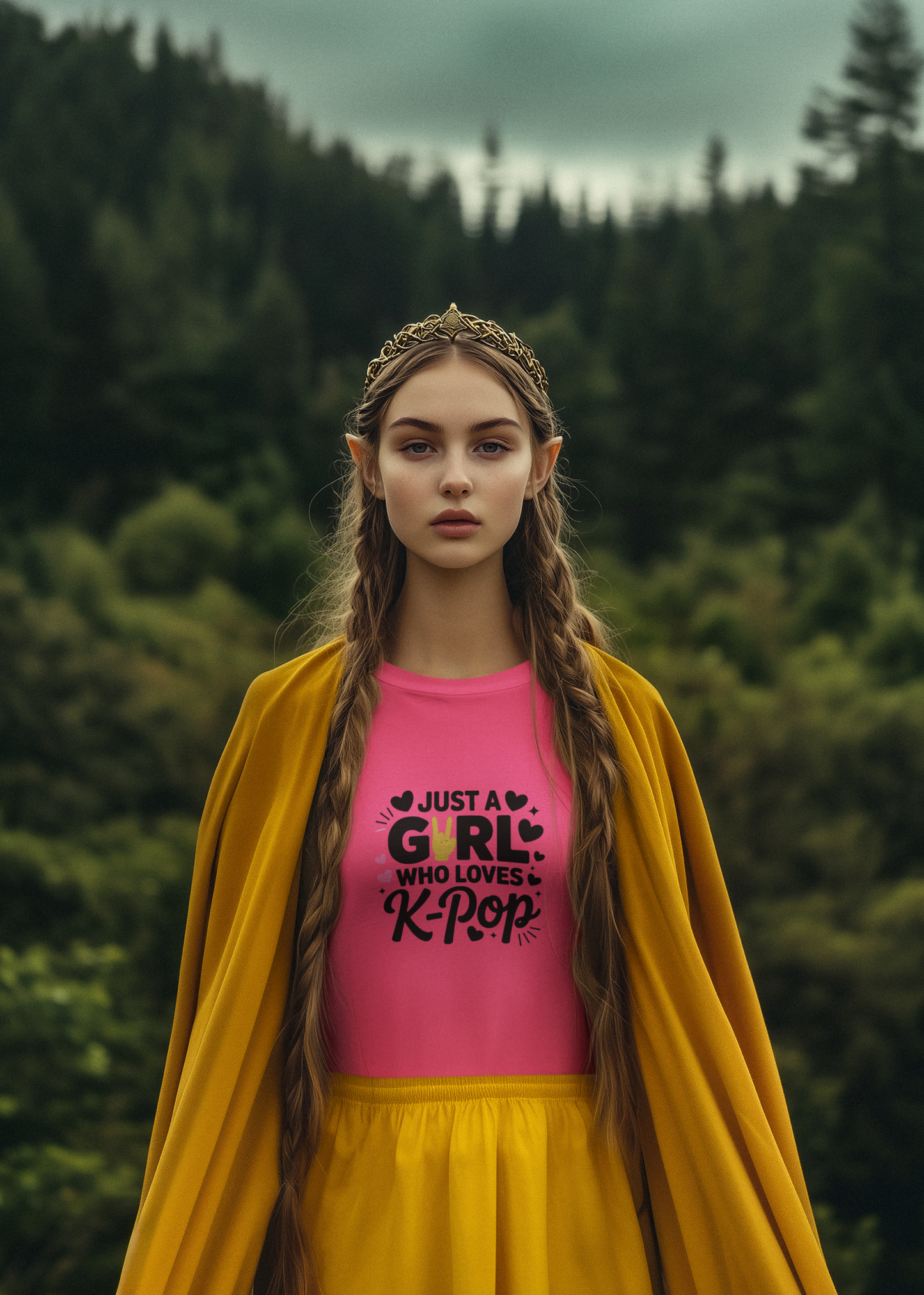 Just A Girl Who Loves K-Pop Long Sleeve Tee