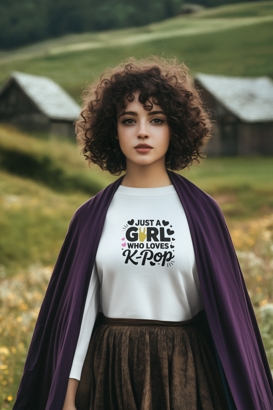 Just A Girl Who Loves K-Pop Long Sleeve Tee
