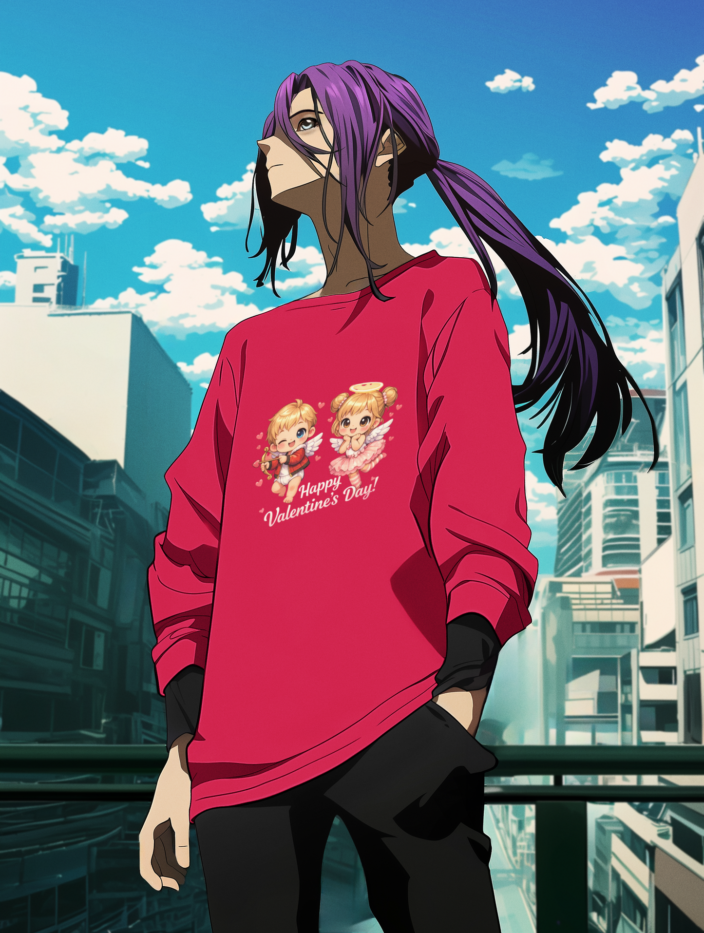 Cute & Chibby Valentine Long Sleeve Tee