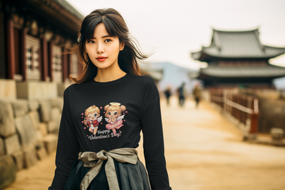 Cute & Chibby Valentine Long Sleeve Tee