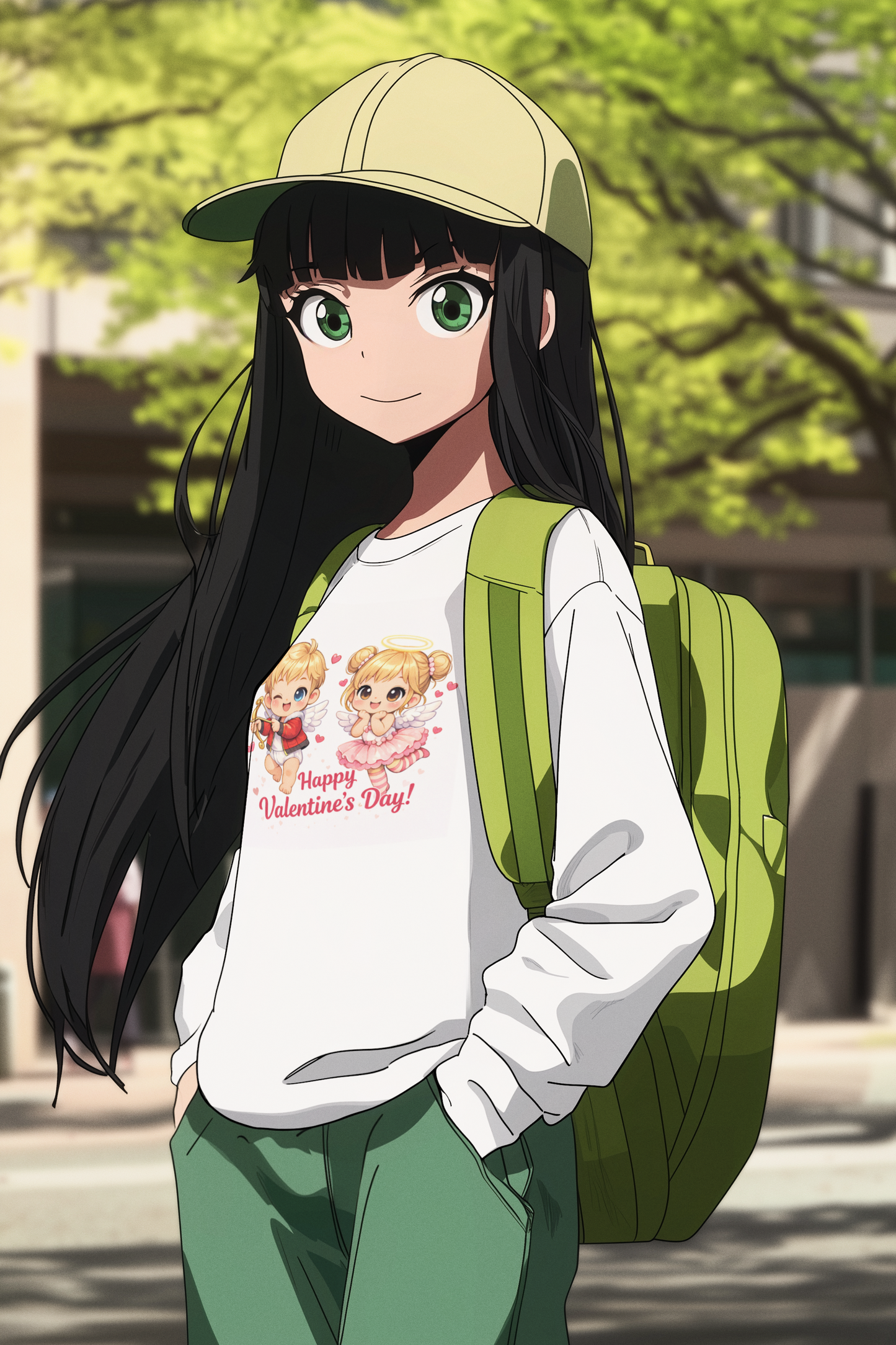 Cute & Chibby Valentine Long Sleeve Tee