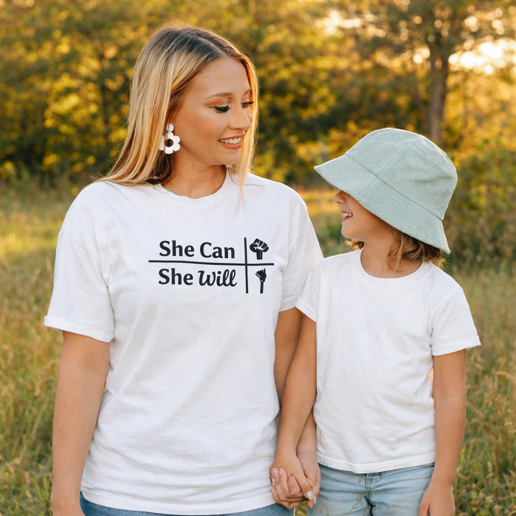 She Can, She Will Tee