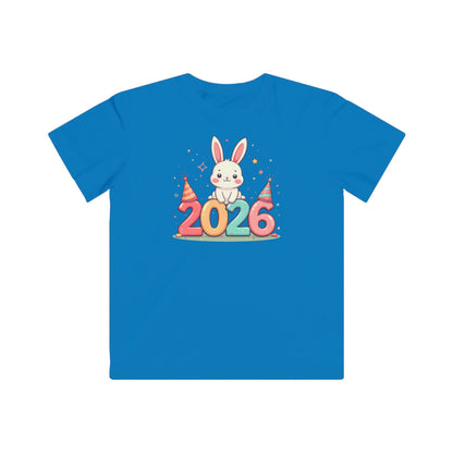 Kids Tee — 2026 Bunny New Year Party Shirt