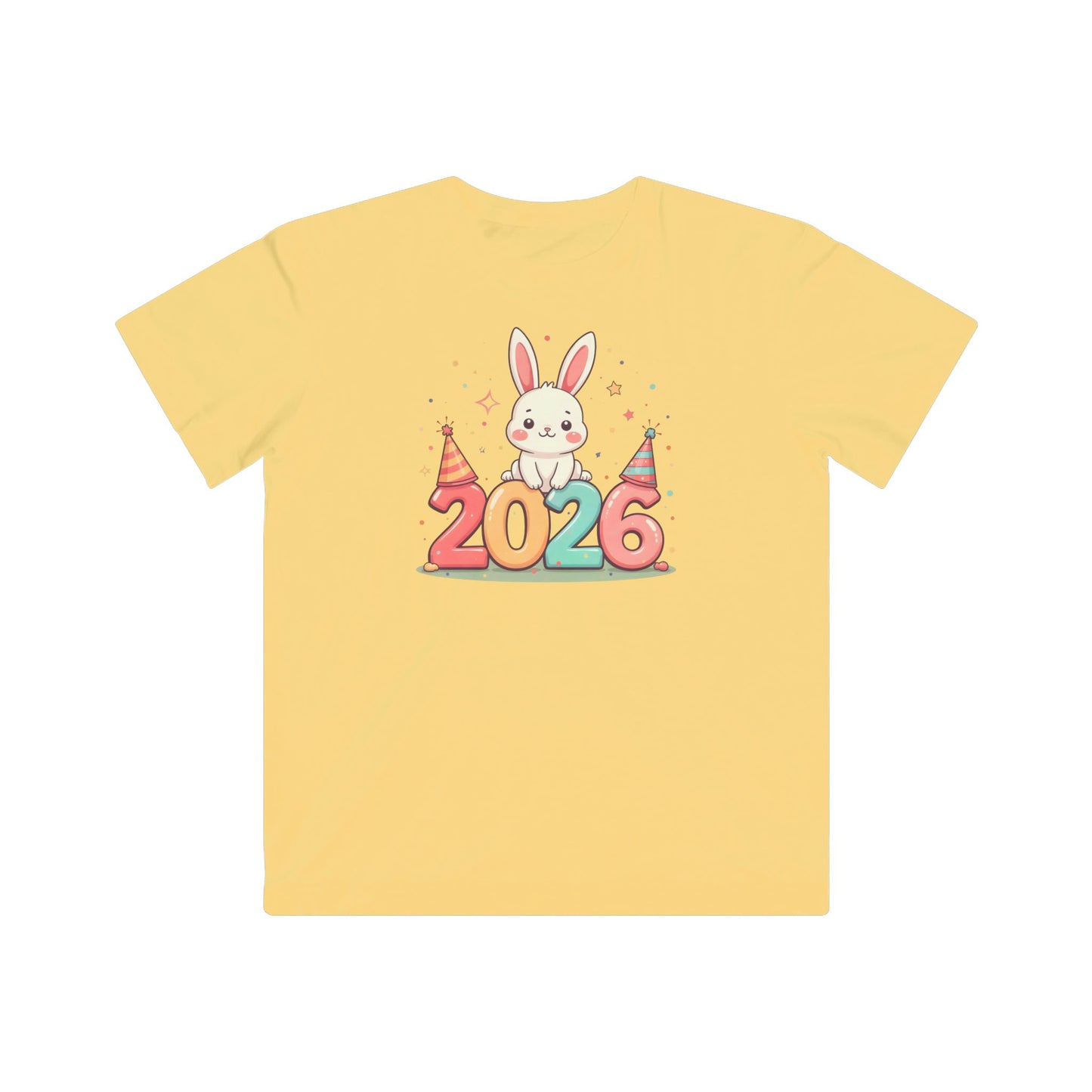 Kids Tee — 2026 Bunny New Year Party Shirt