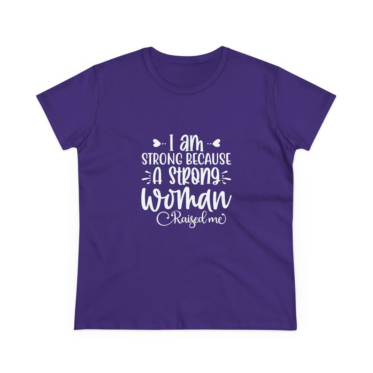 Raised by Strong woman Women's Cotton Tee
