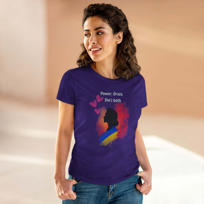 Empowering  Women's Power and Grace Midweight Cotton Tee