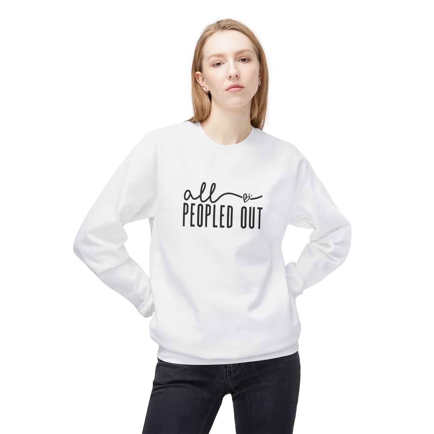 All Peopled Out Crewneck Sweatshirt