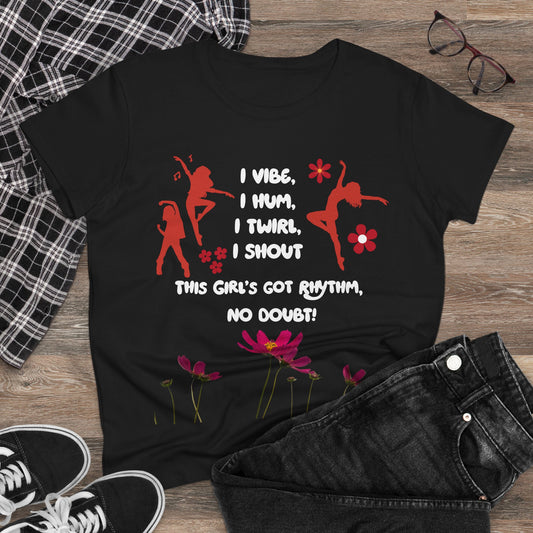 Girl Fun Rhythmic Dance Cotton Tee
