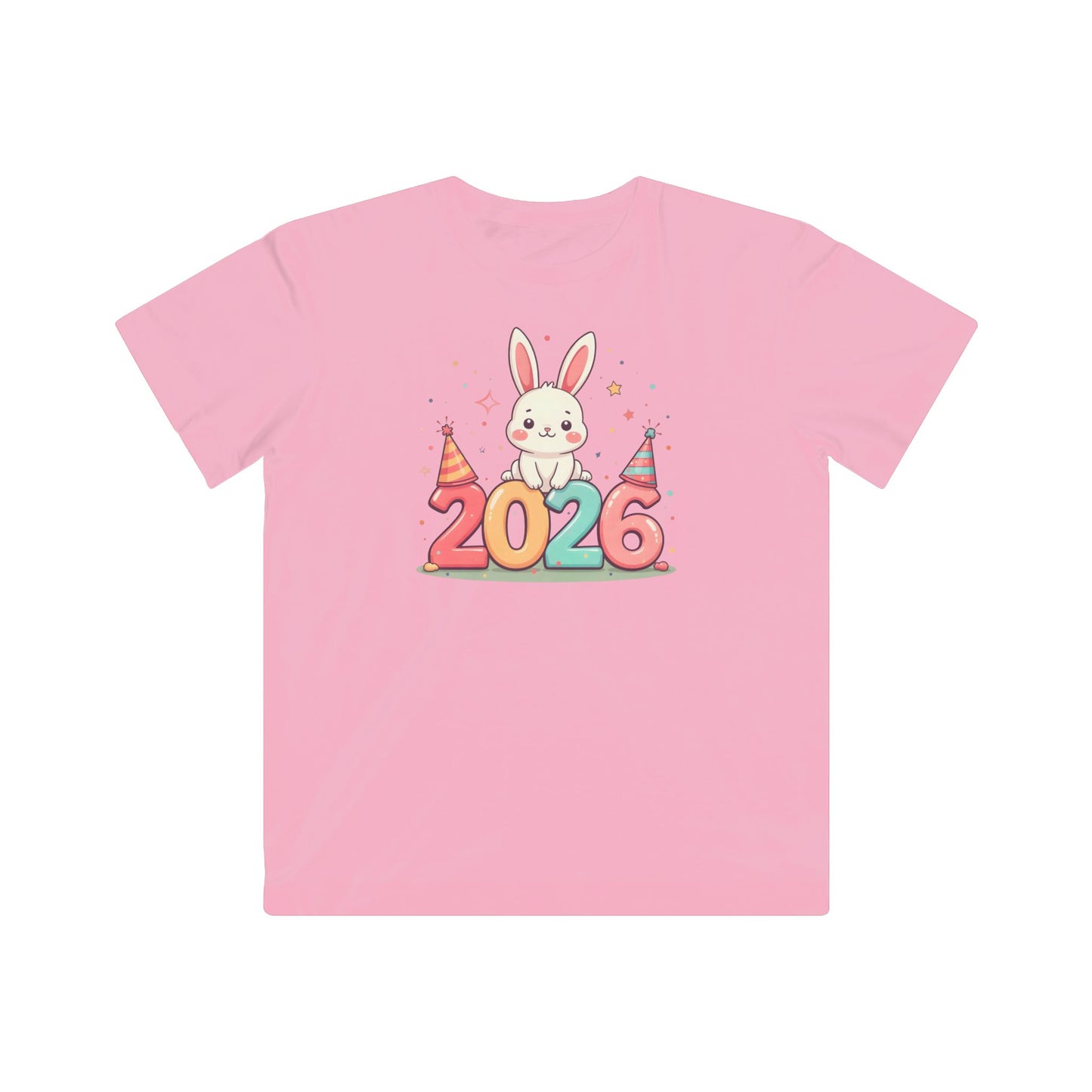 Kids Tee — 2026 Bunny New Year Party Shirt