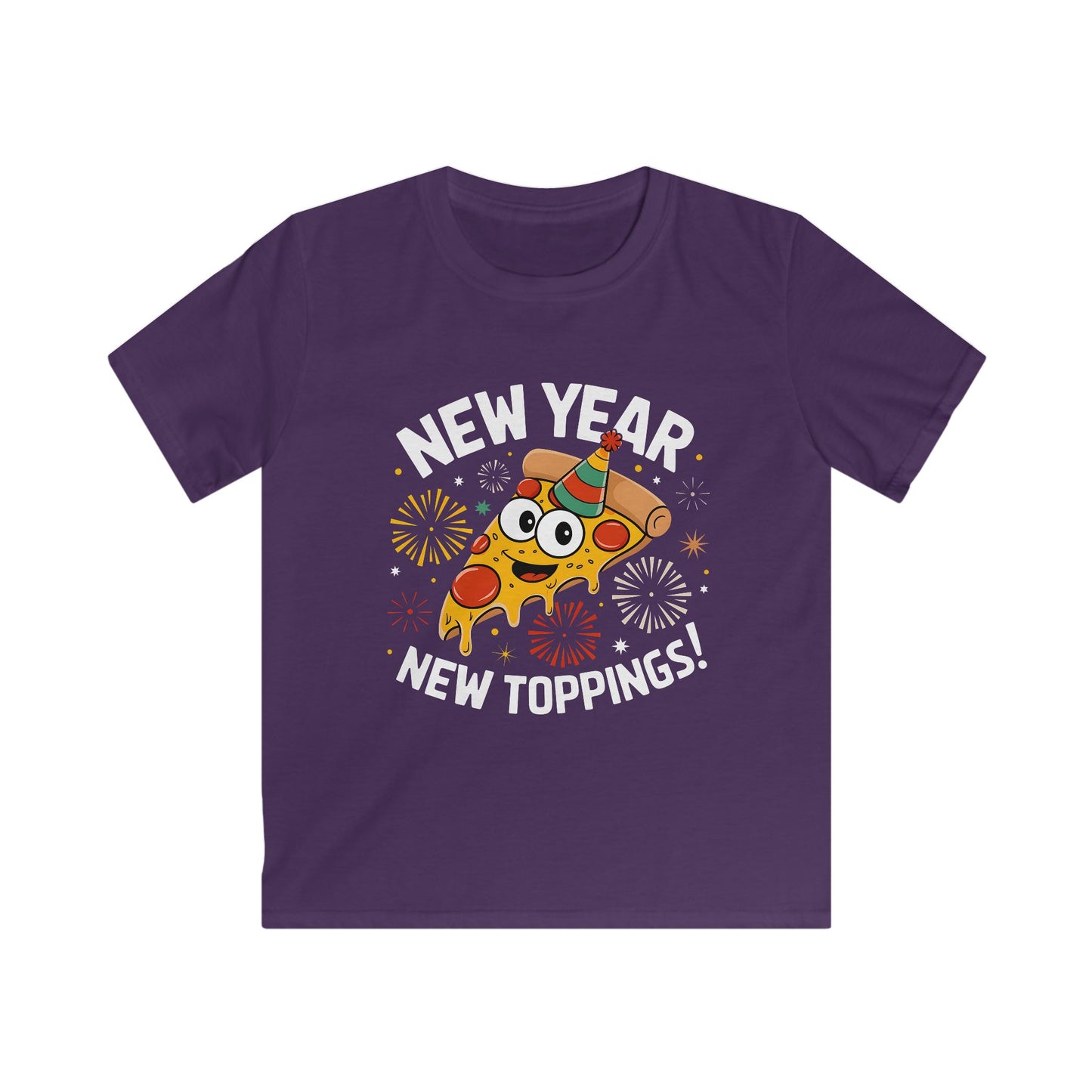 Kids Tee — “New Year, New Toppings!”