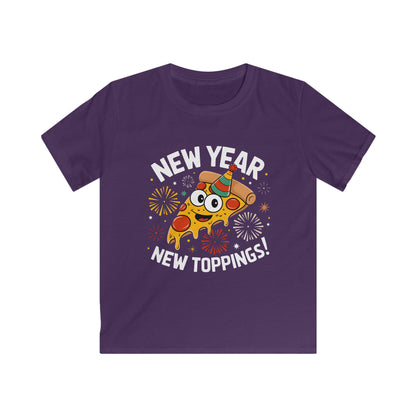 Kids Tee — “New Year, New Toppings!”