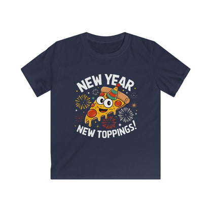 Kids Tee — “New Year, New Toppings!”