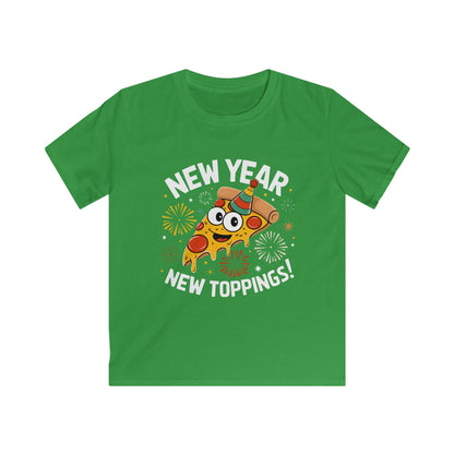 Kids Tee — “New Year, New Toppings!”
