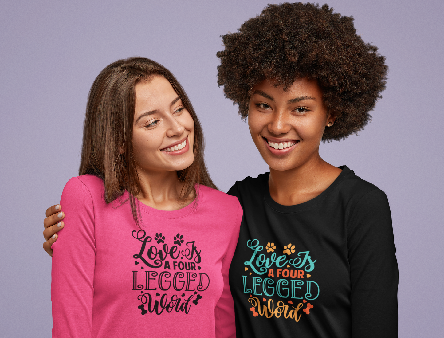 Love Is A Four-Legged World Long Sleeve Tee