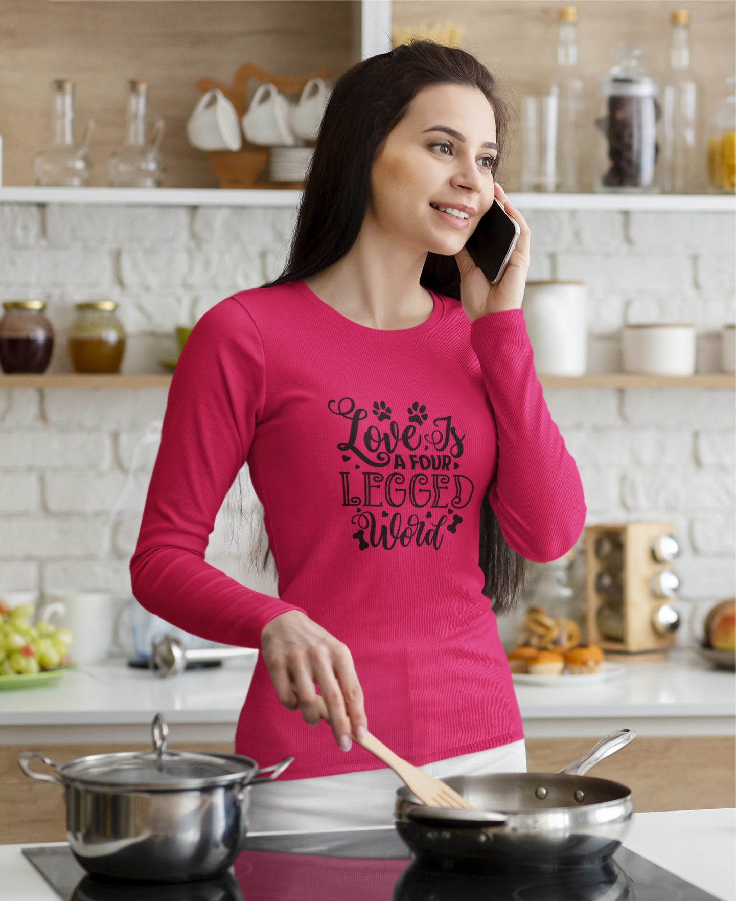 Love Is A Four-Legged World Long Sleeve Tee