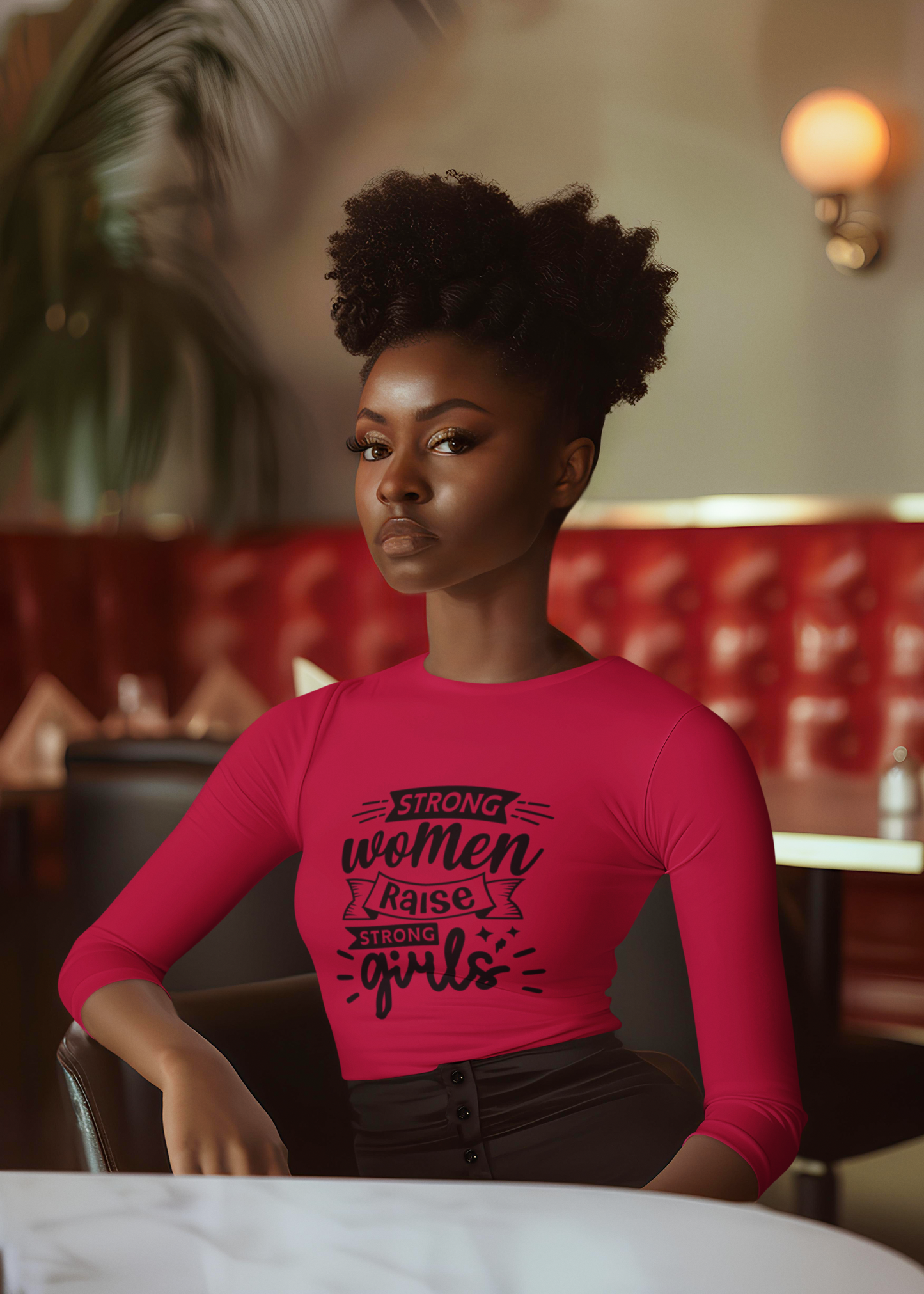 Strong Women Raise Strong Girls Long Sleeve Tee