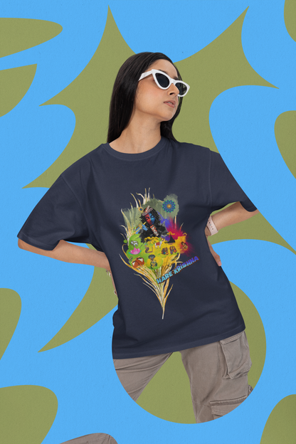 Hare Krishna Unisex Vibrant Graphic Tee